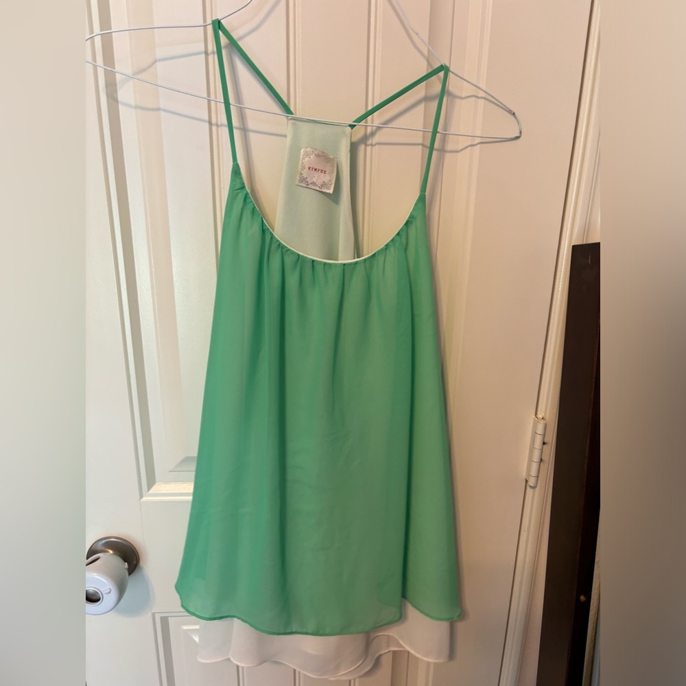 Spaghetti Strap Shift Blouse